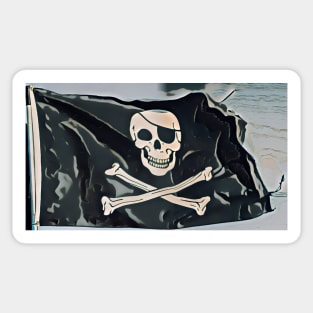 Raise the black flag Sticker